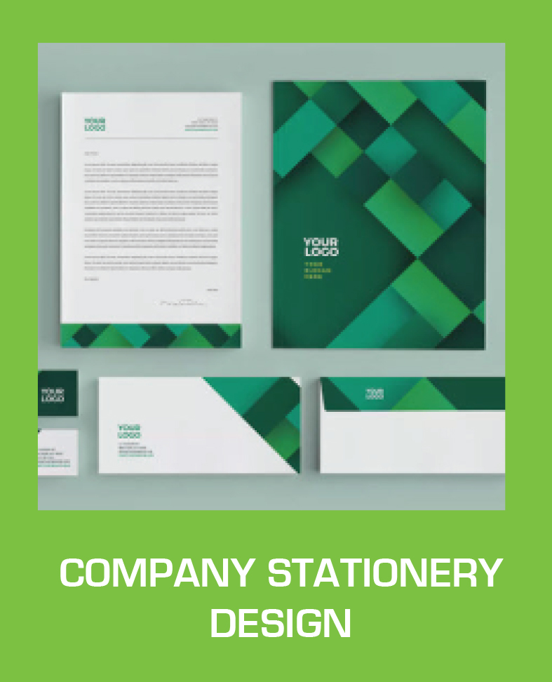 Design Example of printed company stationery design